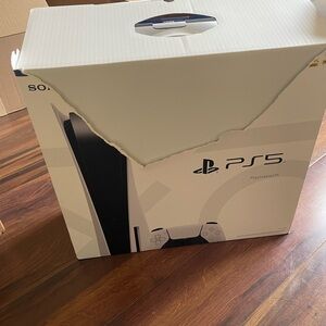 Sony PlayStation 5 in Black and White